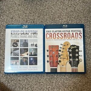 Eric Clapton Blu-ray Set / ‘Planes Trains & Eric’ + ‘Crossroads’